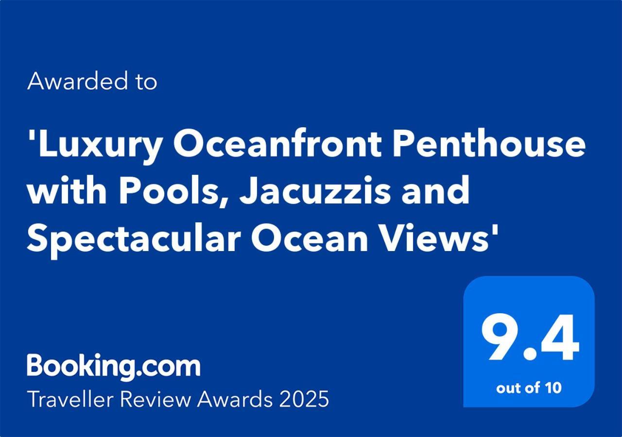 Апартаменти 'Luxury Oceanfront Penthouse With Pools, Jacuzzis And Spectacular Ocean Views' Розаріто Екстер'єр фото